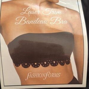 Fashion Forms Black Scalloped Edge Bandeau